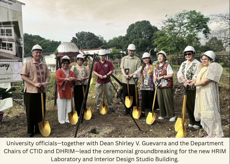 CHE Breaks Ground on New HRIM Laboratory and Interior Design Studio Building