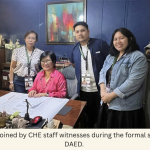 CHE Advances Alonso Hall Renovation with Signing of DAED